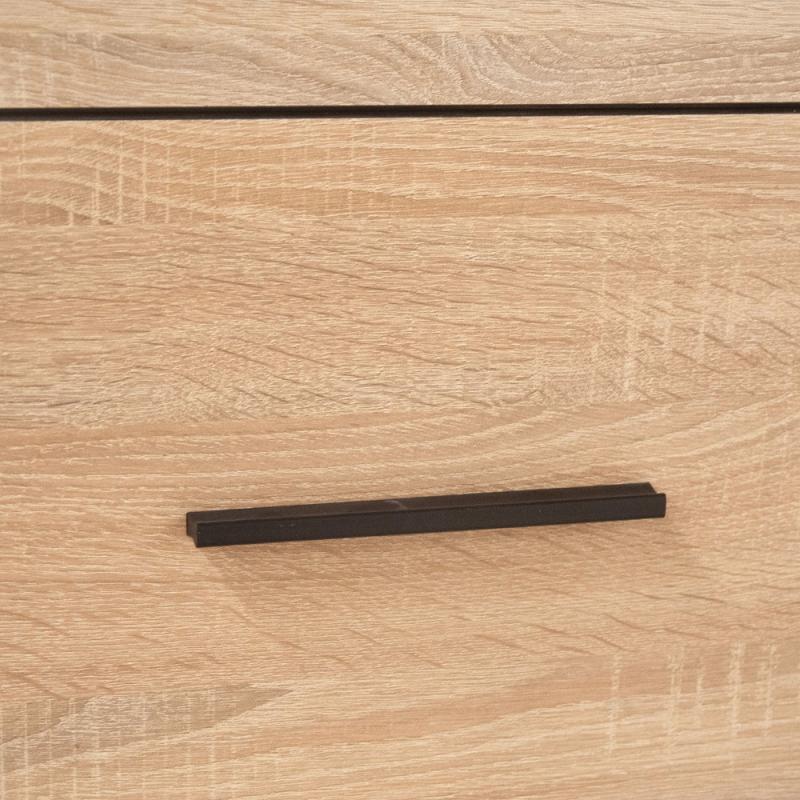 Μπουφές Solo 150x41x82cm Sonoma με Wenge και MDF Καμπυλωτό τελείωμα στις πόρτες