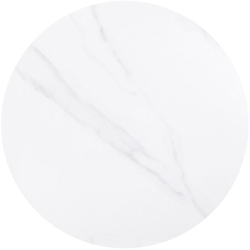 Sintered Stone Επιφάνεια Τραπεζιού, Απόχρωση White Marble (MDF για στήριξη βάσης)