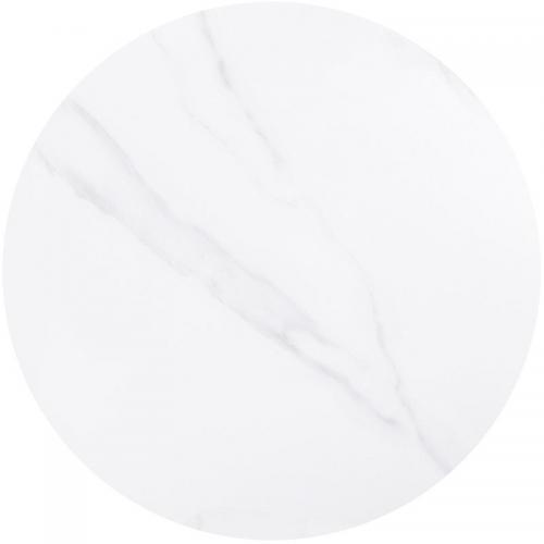 Sintered Stone Επιφάνεια Τραπεζιού, Απόχρωση White Marble (MDF για στήριξη βάσης)