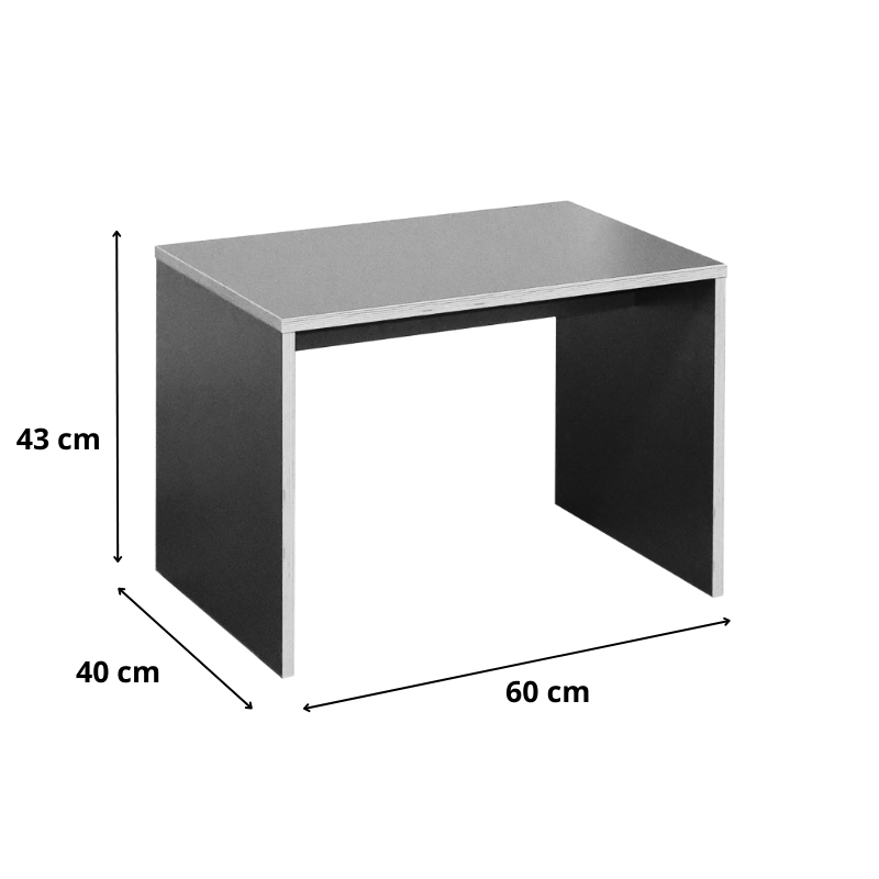 Τραπεζάκι σαλονιού - γραφείου Rio Megapap χρώμα sonoma 60x40x43εκ.