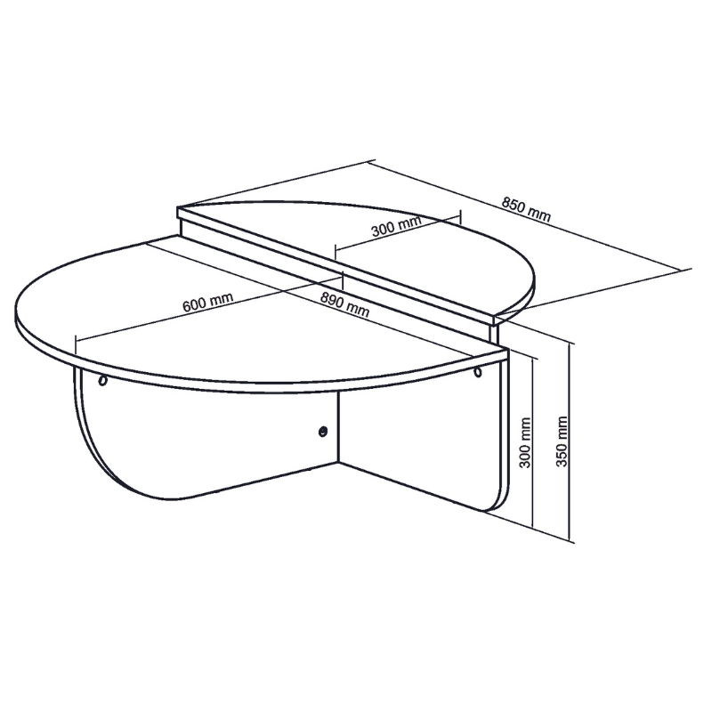 Τραπεζάκι σαλονιού Nilvia Megapap χρώμα sapphire oak Ø85x35εκ.