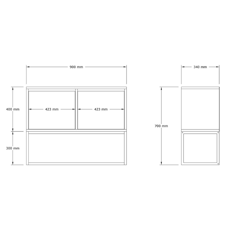 Κονσόλα - Μπουφές Zermat Megapap χρώμα μπεζ travertine - χρυσό 90x34x70εκ.