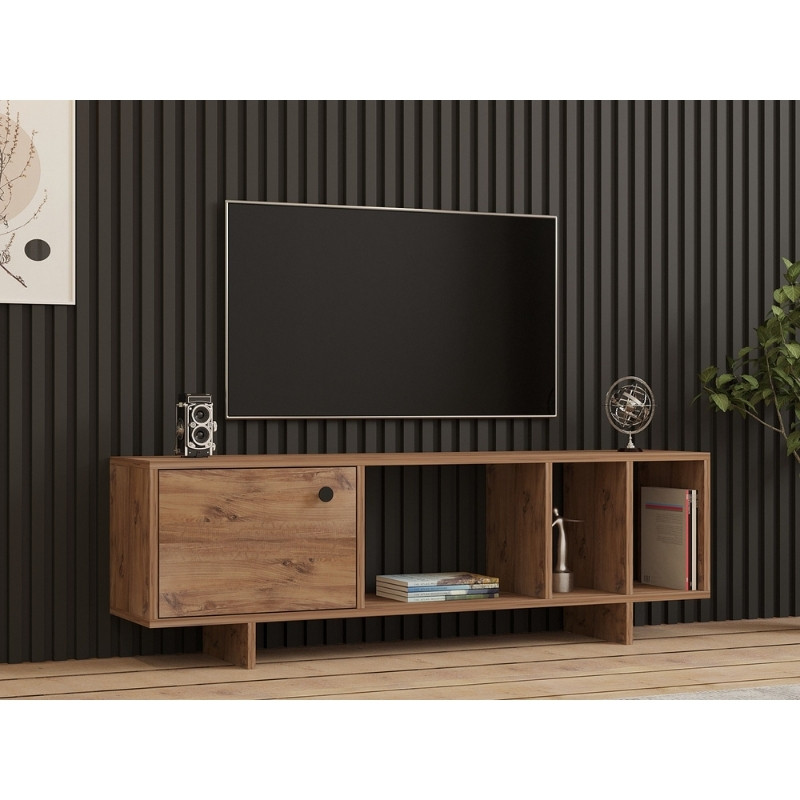 Έπιπλο τηλεόρασης Folsom Megapap χρώμα atlantic pine 140x29,9x45εκ.