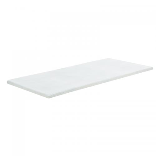 Ανώστρωμα Casmeriane pakoworld roll pack λευκό ύφασμα-memory foam 120x200x5εκ